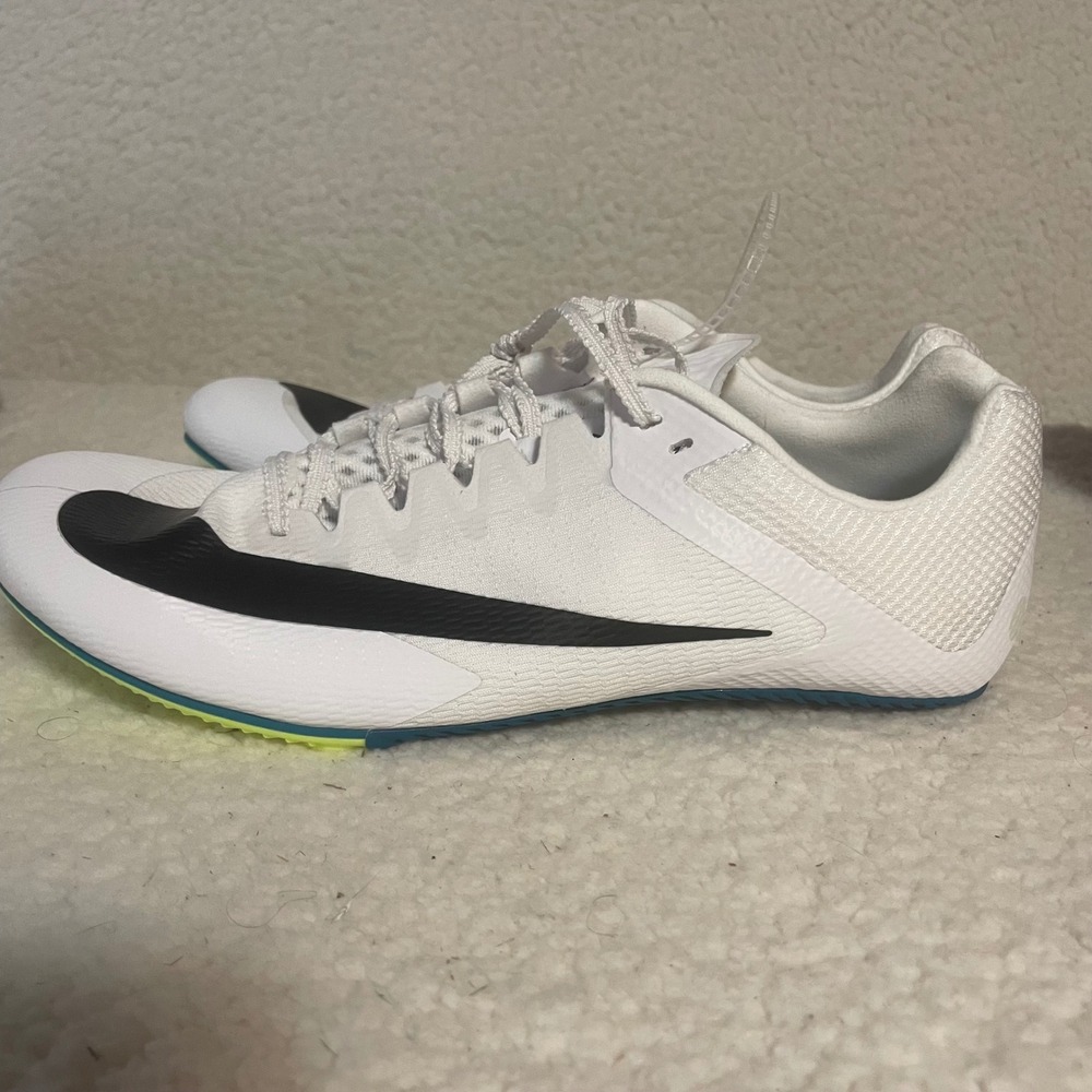 Nike Zoom Rival Sprint Track Field Spikes White FZ9663-102 Mens 10.5 no spikes